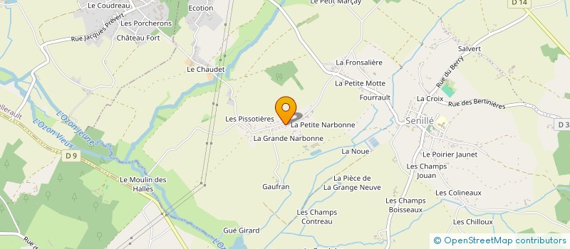 localisation de l'entreprise MONSIEUR PATRICE MICAULT  SENILLE-SAINT-SAUVEUR