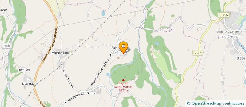 localisation de l'entreprise MONSIEUR PATRICE MICH  ROCHEFORT-MONTAGNE