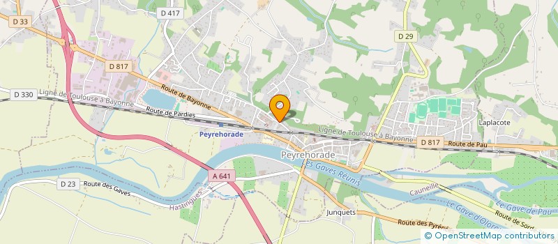 localisation de l'entreprise MONSIEUR PATRICE MIQUEL  PEYREHORADE