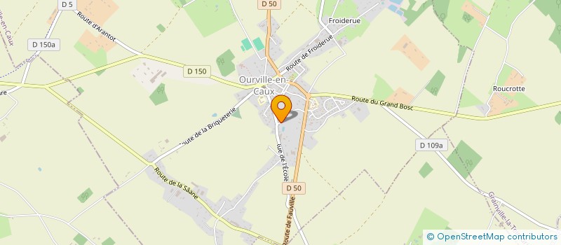 localisation de l'entreprise MONSIEUR PATRICE MOISSON  OURVILLE-EN-CAUX