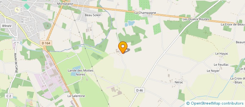 localisation de l'entreprise MONSIEUR PATRICE MONNIER  AVESSAC