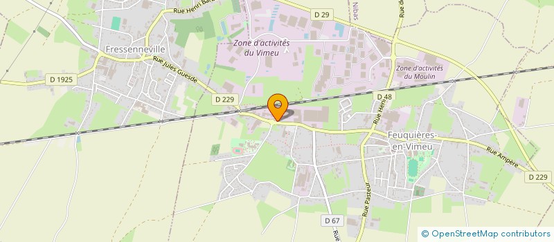 localisation de l'entreprise MONSIEUR PATRICE MONPIN à FEUQUIERES-EN-VIMEU