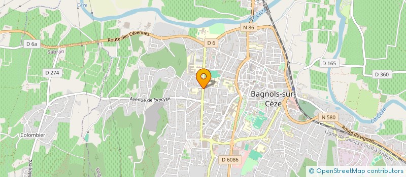 localisation de l'entreprise MONSIEUR PATRICE MONTAZ à BAGNOLS-SUR-CEZE