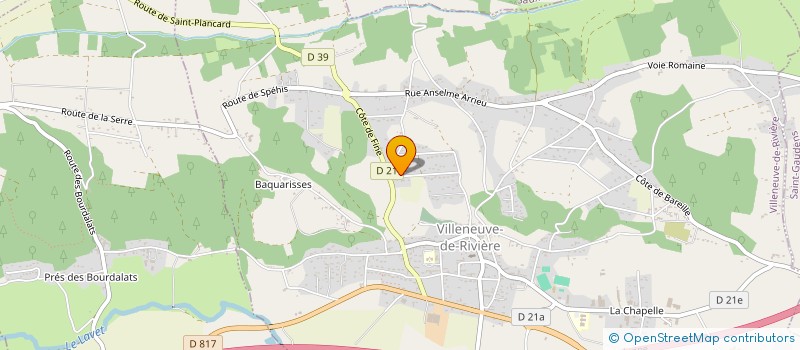 localisation de l'entreprise MONSIEUR PATRICE MONTEGUT  MAZERES-SUR-SALAT