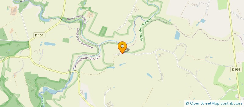 localisation de l'entreprise MONSIEUR PATRICE MOREAU  SAINT-AUGUSTIN-DES-BOIS