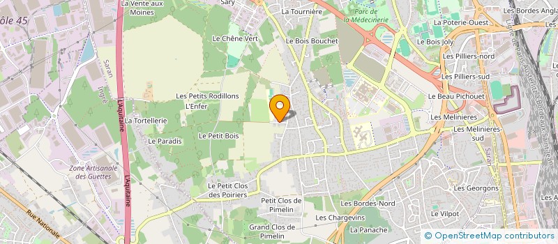localisation de l'entreprise MONSIEUR PATRICE MOREAU à SARAN