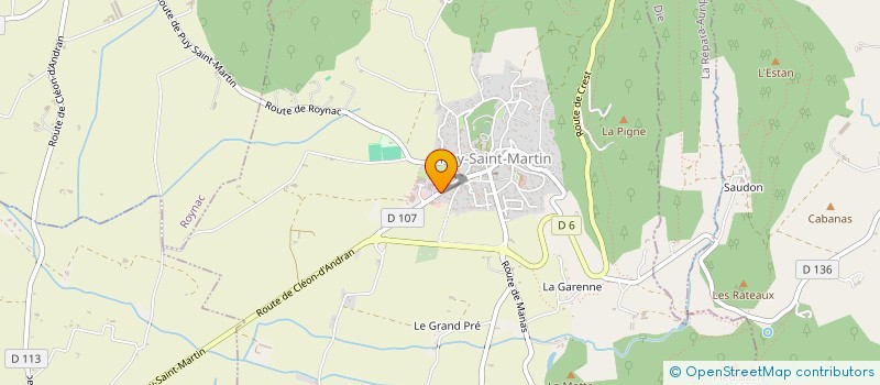 localisation de l'entreprise MONSIEUR PATRICE MORIN  ROYNAC