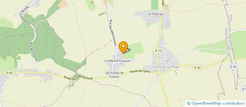 localisation de l'entreprise MONSIEUR PATRICE MORIN  FRESNE-LE-PLAN