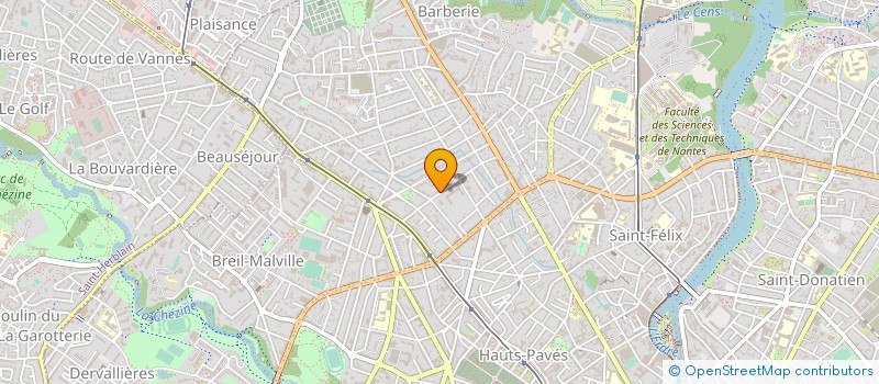 localisation de l'entreprise MONSIEUR PATRICE MORINIERE à NANTES