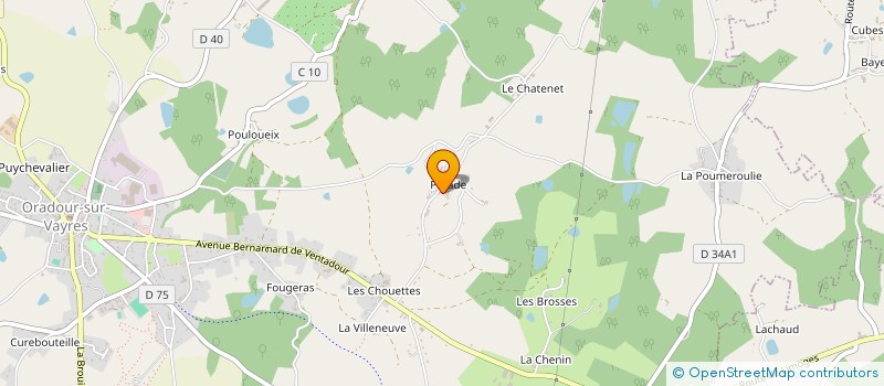 localisation de l'entreprise MONSIEUR PATRICE MORONVALLE  ORADOUR-SUR-VAYRES