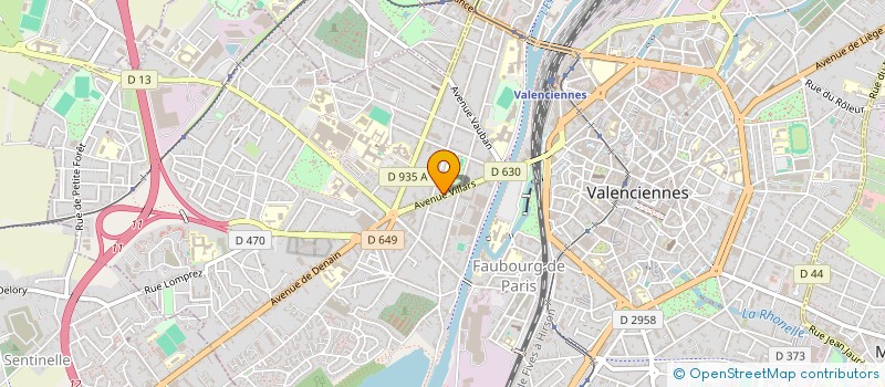 localisation de l'entreprise MONSIEUR PATRICE MOTHY à VALENCIENNES