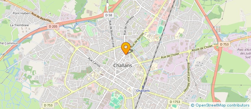 localisation de l'entreprise MONSIEUR PATRICE MOULIN à CHALLANS