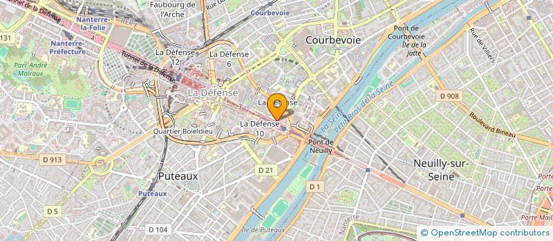 localisation de l'entreprise MONSIEUR PATRICE MOULLET à COURBEVOIE