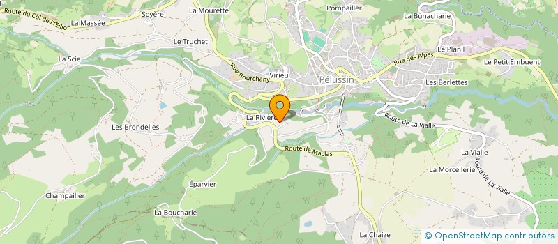 localisation de l'entreprise MONSIEUR PATRICE MOUNIER  PELUSSIN