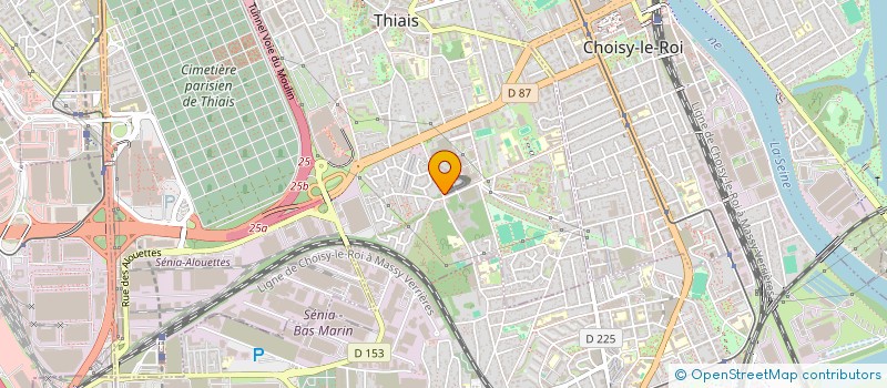 localisation de l'entreprise MONSIEUR PATRICE MOUNIER  THIAIS