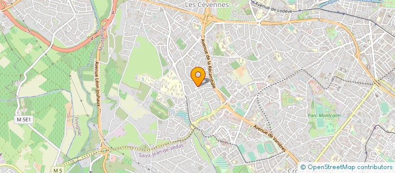 localisation de l'entreprise MONSIEUR PATRICE MOURET à MONTPELLIER