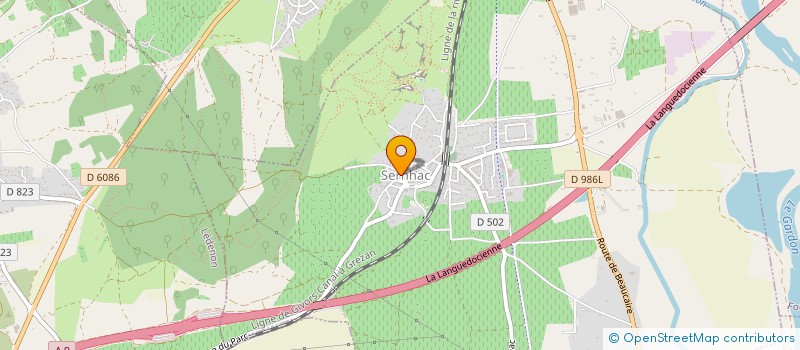 localisation de l'entreprise MONSIEUR PATRICE MOURISSARGUES  SERNHAC