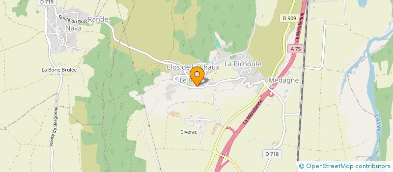 localisation de l'entreprise MONSIEUR PATRICE MOUSSEUX à LE BROC