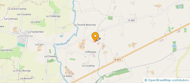 localisation de l'entreprise MONSIEUR PATRICE MOUTON à SAINT-CLEMENT-RANCOUDRAY