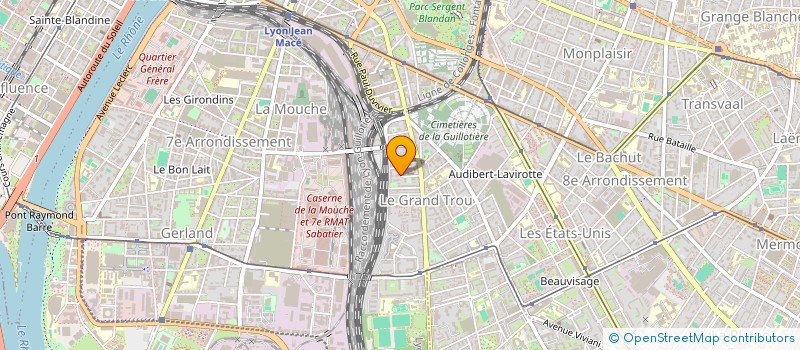 localisation de l'entreprise MONSIEUR PATRICE MUSSIER à LYON