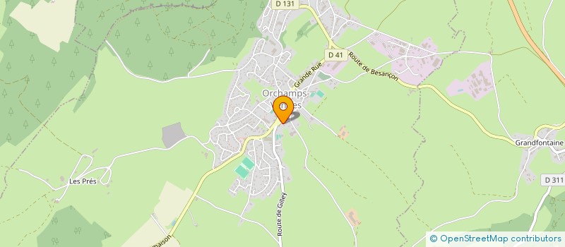 localisation de l'entreprise MONSIEUR PATRICE MYOTTE-DUQUET  ORCHAMPS-VENNES