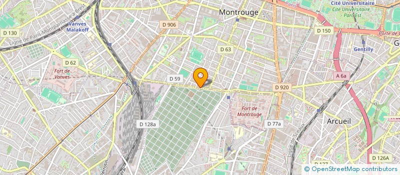 localisation de l'entreprise MONSIEUR PATRICE N'GUESSAN  MONTROUGE