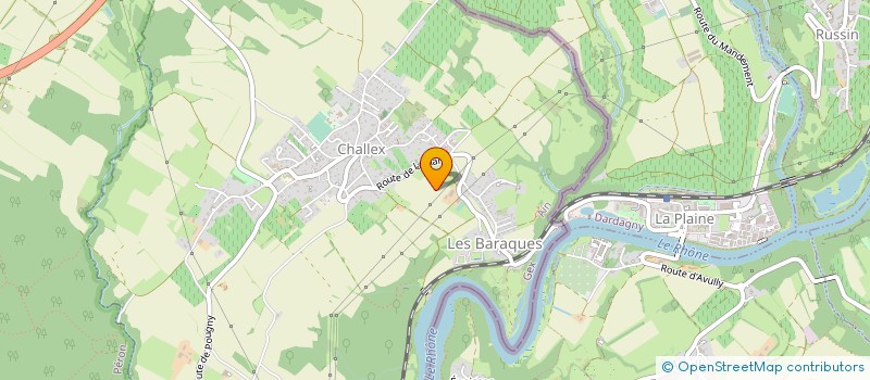 localisation de l'entreprise MONSIEUR PATRICE NABAFFA  CHALLEX