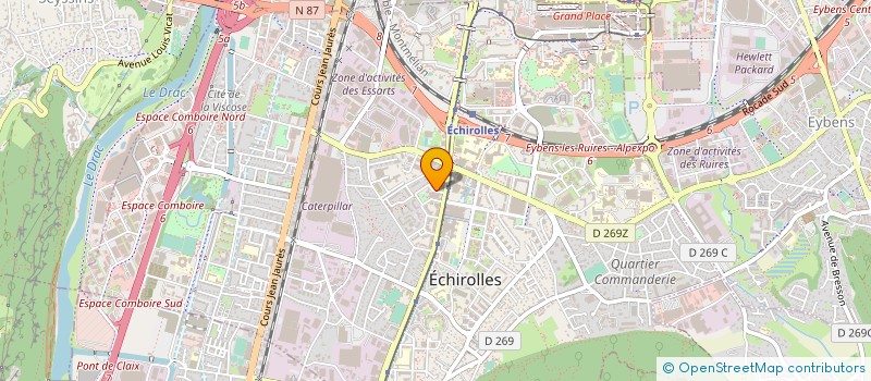 localisation de l'entreprise MONSIEUR PATRICE NARANG à ECHIROLLES