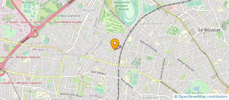 localisation de l'entreprise MONSIEUR PATRICE NICOLAY  BORDEAUX