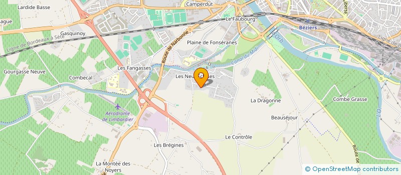localisation de l'entreprise MONSIEUR PATRICE NICOLOSI  BEZIERS