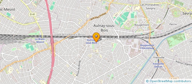 localisation de l'entreprise MONSIEUR PATRICE NOGUEIRA à AULNAY-SOUS-BOIS
