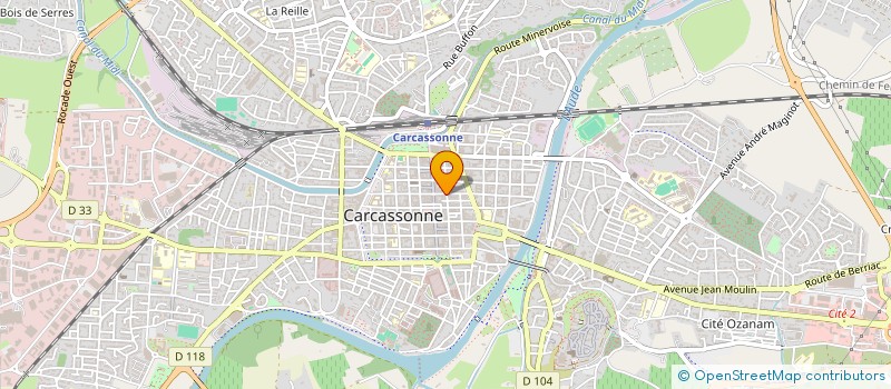 localisation de l'entreprise MONSIEUR PATRICE NOGUES  CARCASSONNE