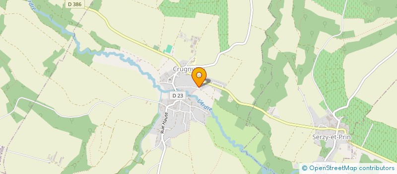 localisation de l'entreprise MONSIEUR PATRICE NOIRET  CRUGNY