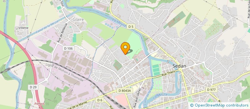 localisation de l'entreprise MONSIEUR PATRICE NOTTE  SEDAN