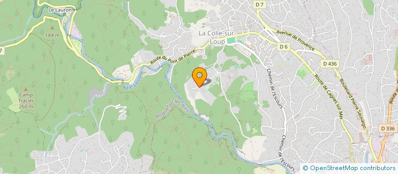 localisation de l'entreprise MONSIEUR PATRICE NOULE  LA COLLE-SUR-LOUP