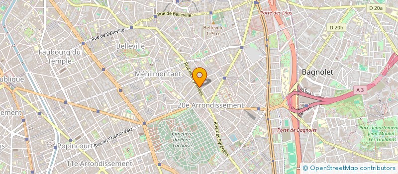 localisation de l'entreprise MONSIEUR PATRICE NOURISSAT à PARIS