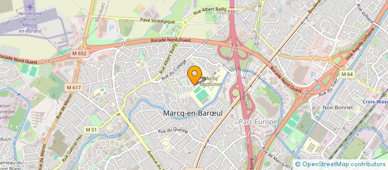 localisation de l'entreprise MONSIEUR PATRICE NOUTCHOGOUIN à MARCQ-EN-BARŒUL