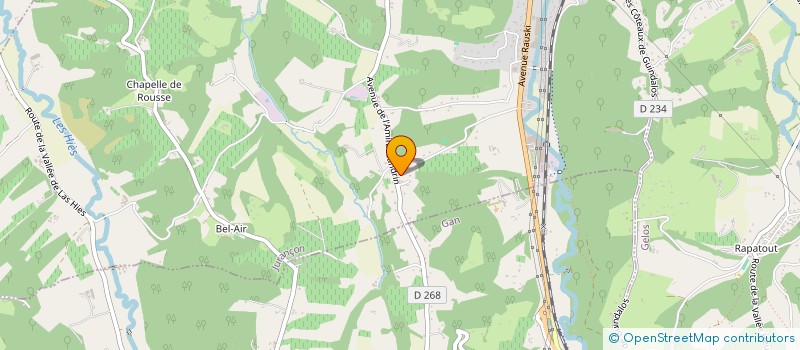 localisation de l'entreprise MONSIEUR PATRICE OLIVA  JURANCON