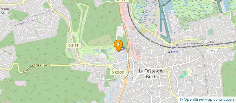 localisation de l'entreprise MONSIEUR PATRICE OLIVIER  LA TESTE-DE-BUCH