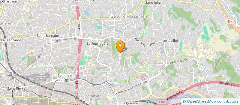 localisation de l'entreprise MONSIEUR PATRICE OLMETA  AUBAGNE