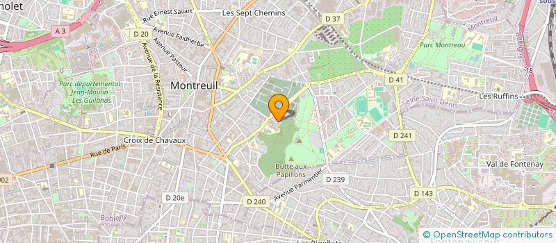 localisation de l'entreprise MONSIEUR PATRICE ORSO-MANZONETTA à MONTREUIL