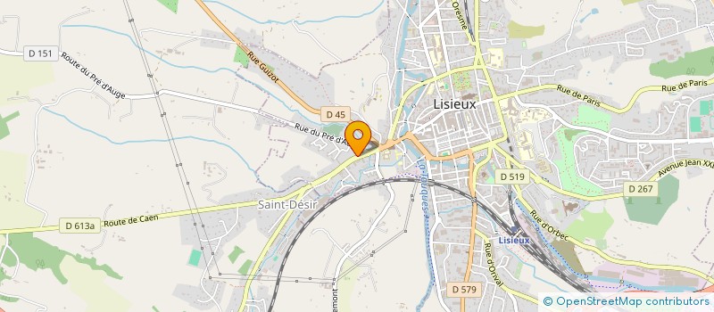 localisation de l'entreprise MONSIEUR PATRICE OTHON à LISIEUX