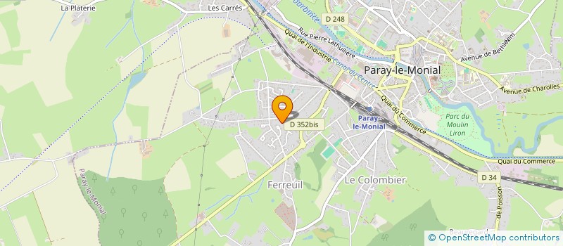 localisation de l'entreprise MONSIEUR PATRICE PACAUD à PARAY-LE-MONIAL