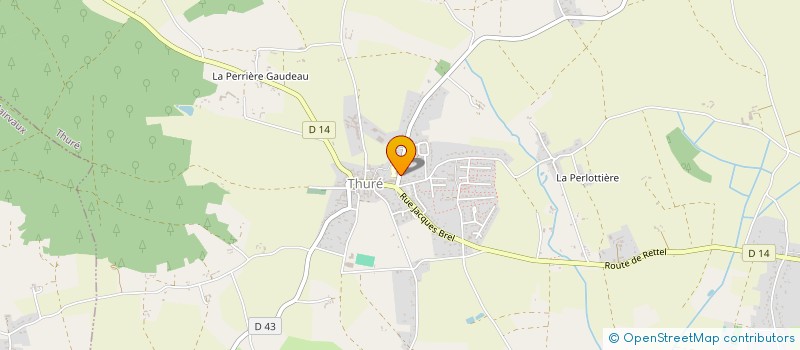 localisation de l'entreprise MONSIEUR PATRICE PAGEARD  THURE