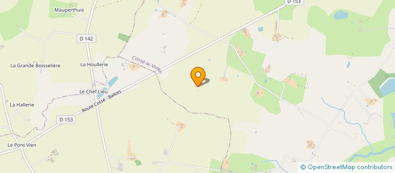 localisation de l'entreprise MONSIEUR PATRICE PAILLARD  COSSE-LE-VIVIEN