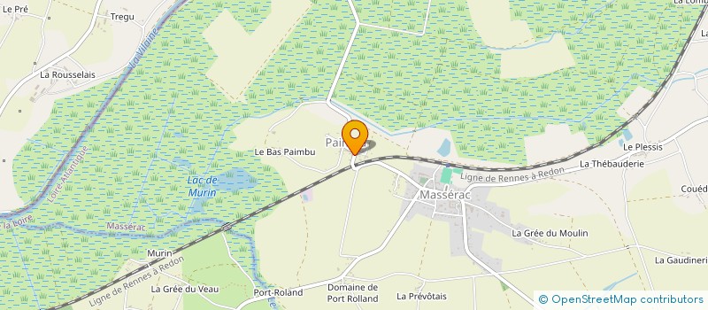 localisation de l'entreprise MONSIEUR PATRICE PAILLER  MASSERAC