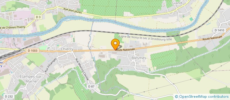 localisation de l'entreprise MONSIEUR PATRICE PAIN  BLESMES