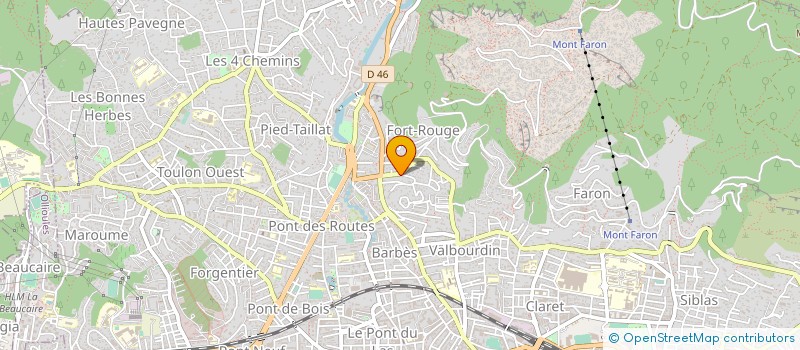 localisation de l'entreprise MONSIEUR PATRICE PALOMARES à TOULON