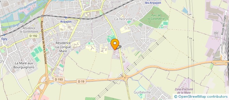 localisation de l'entreprise MONSIEUR PATRICE PARIS  LA NORVILLE