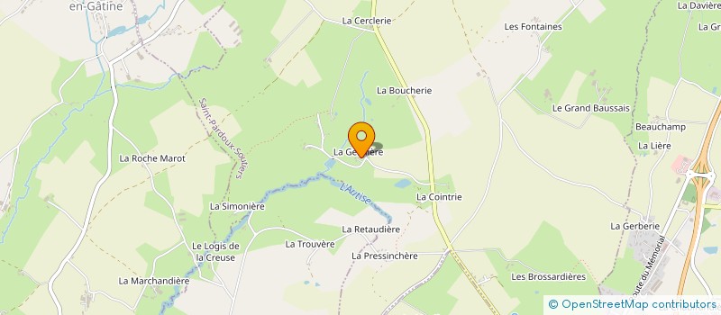 localisation de l'entreprise MONSIEUR PATRICE PASSEBON  MAZIERES-EN-GATINE